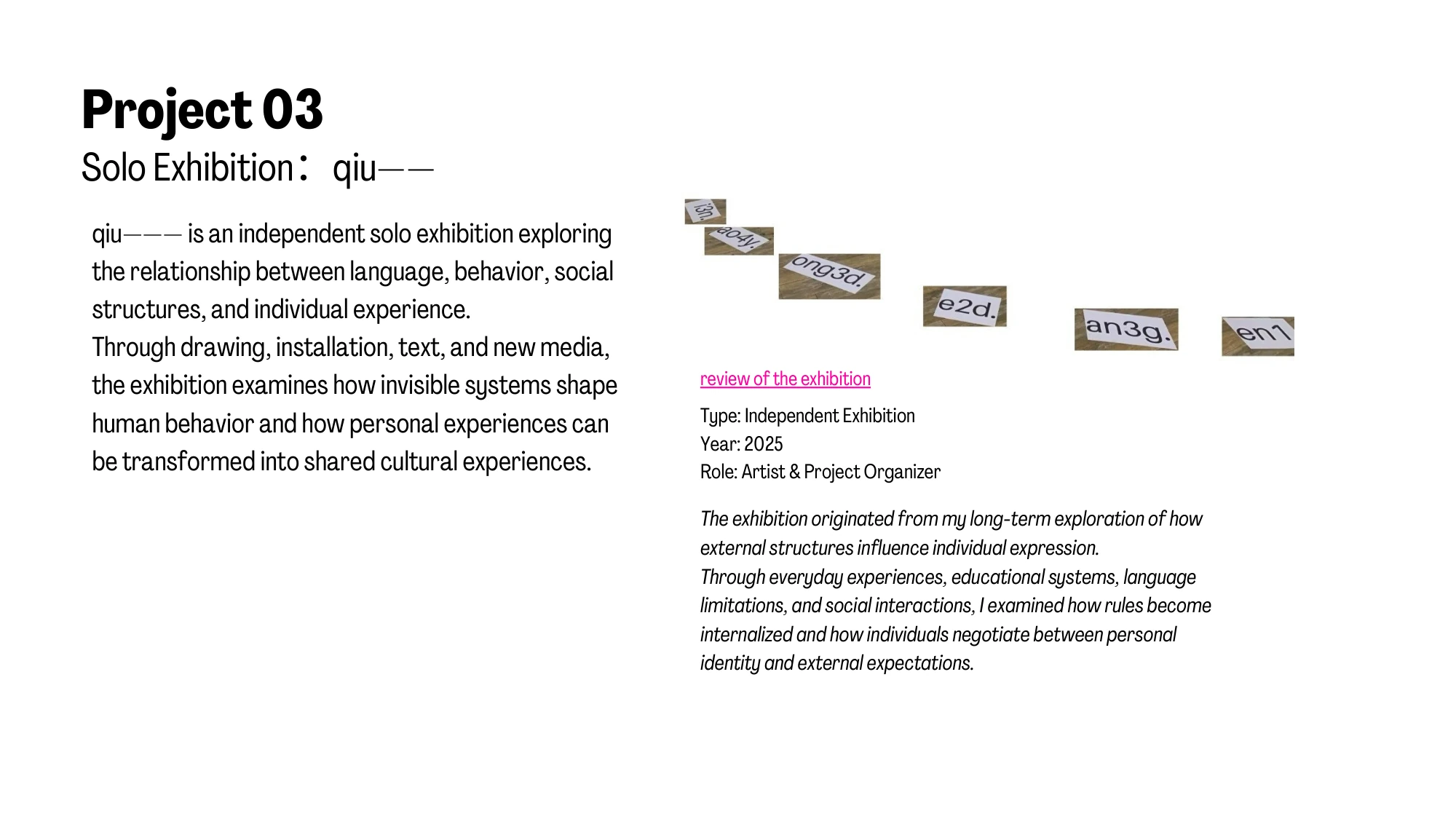 Hanqiu Huang — portfolio page 8